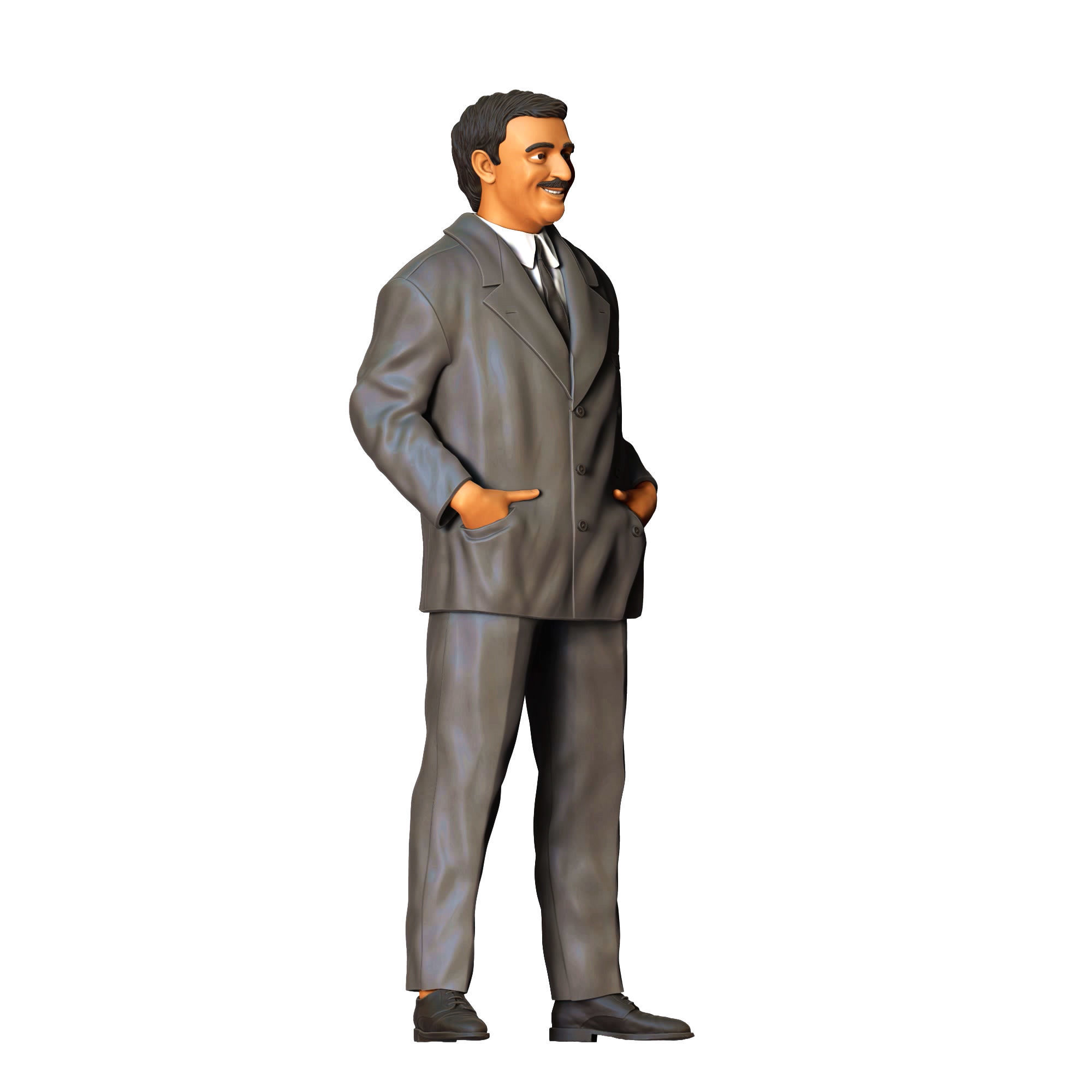 N1 Addams Family John Astin Gomez 3D print model_4