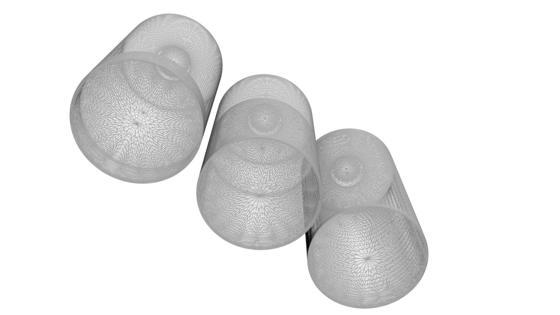 Battery Icons Set 3D model_15