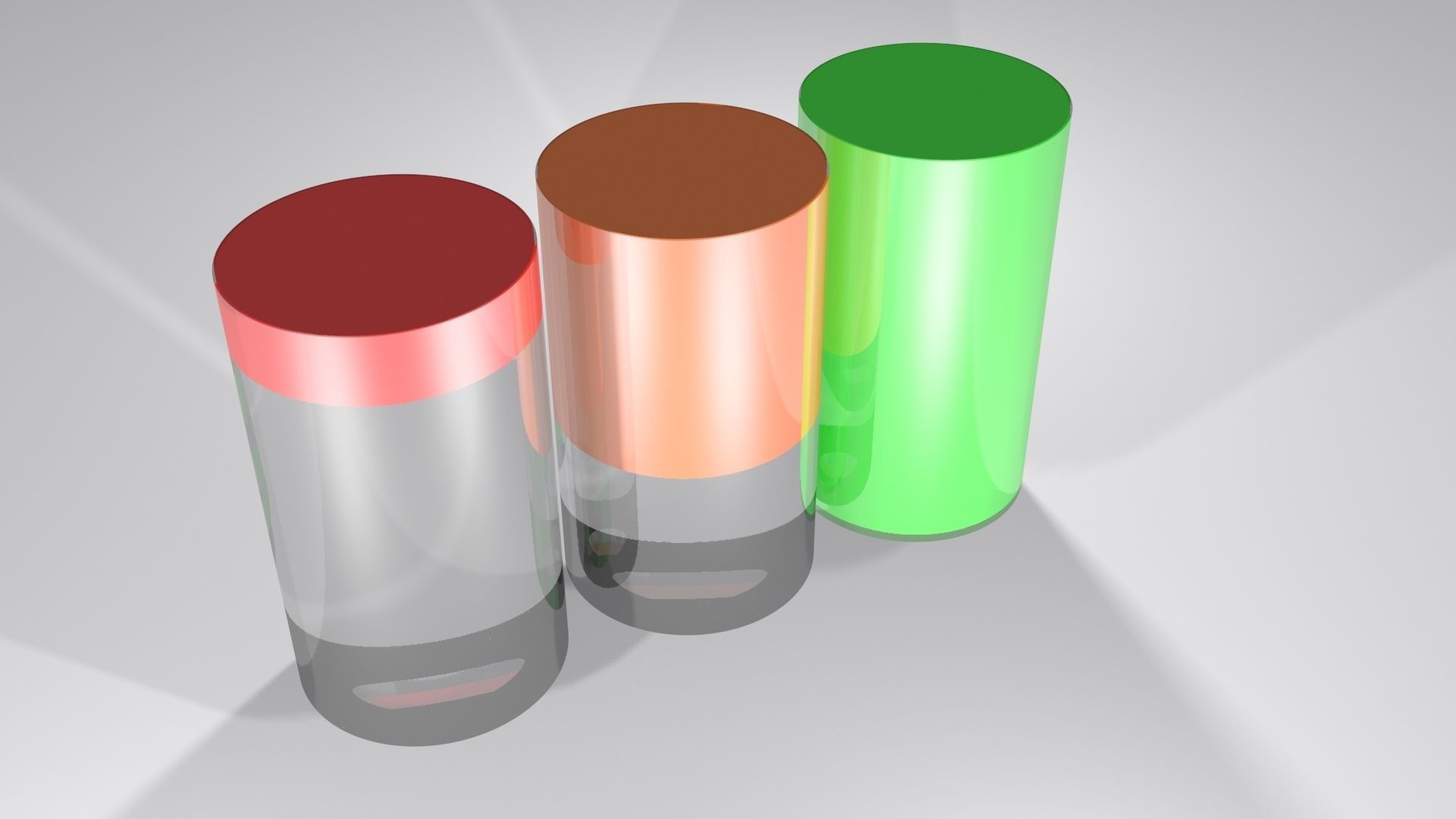 Battery Icons Set 3D model_5