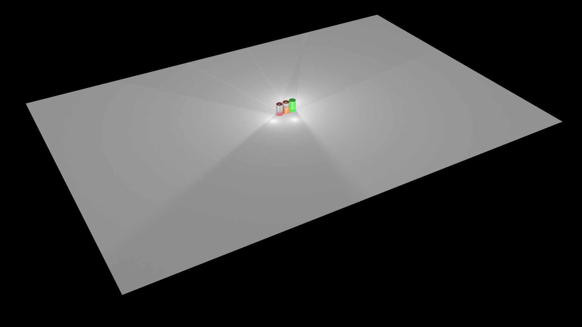 Battery Icons Set 3D model_7