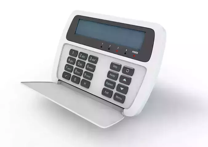 Alarm Keypad Panel 3D model