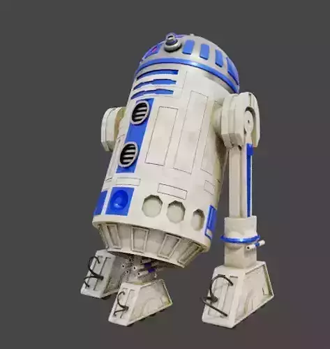 Star-Wars R2D2 3D Model