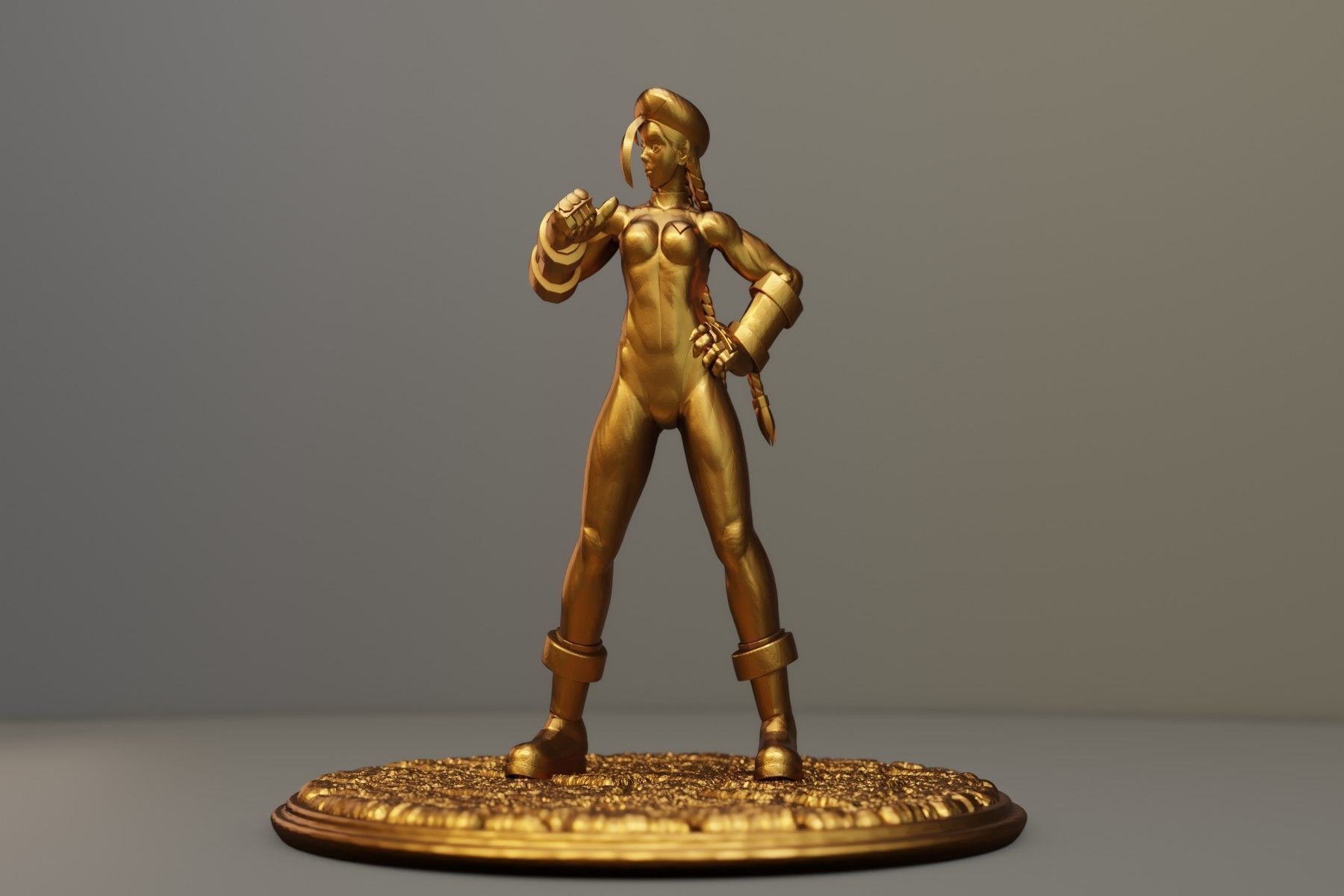 CAMMY - STREET FIGHTER 3D print model_1