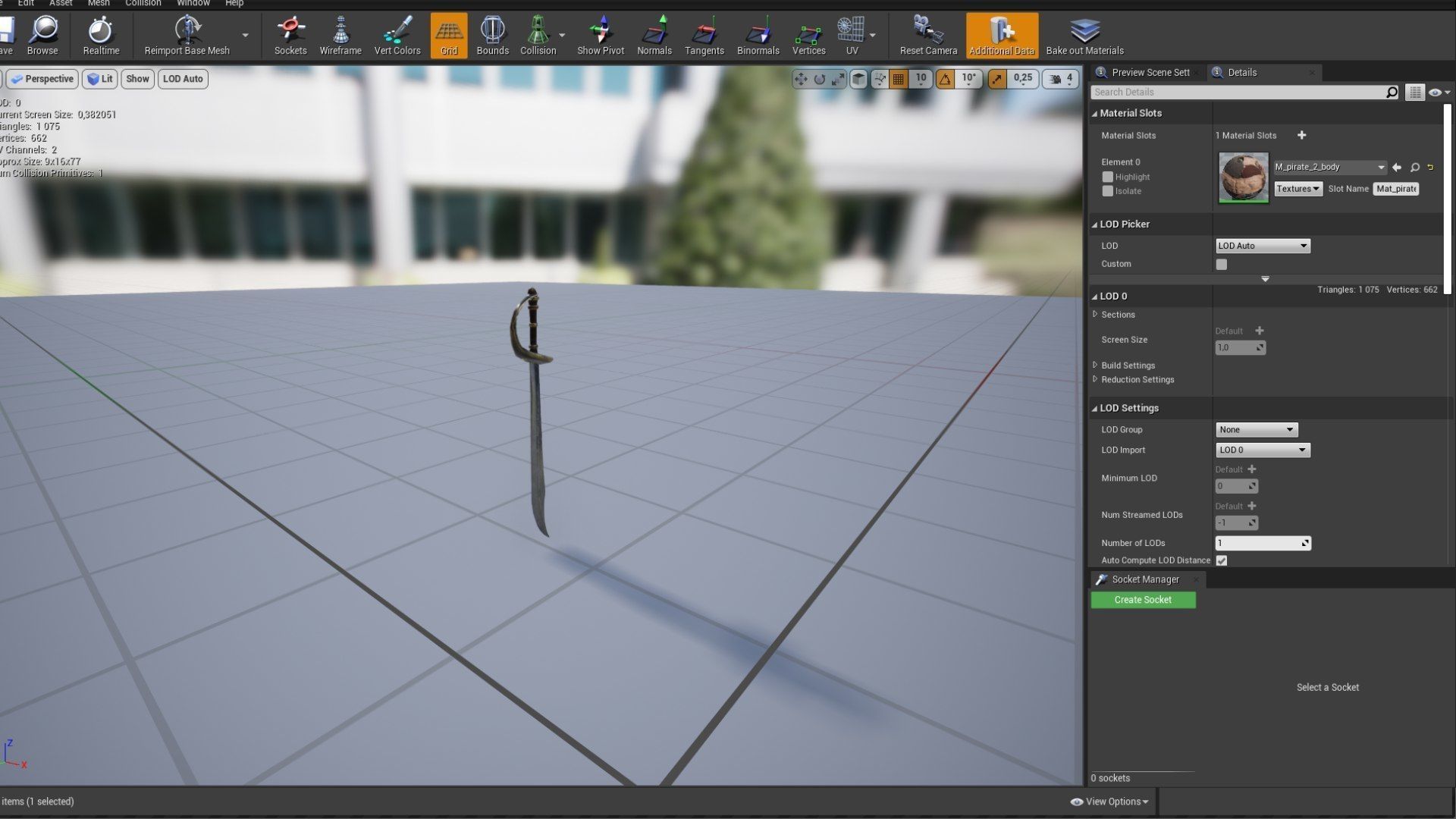 Pirate 2  Low-poly 3D model_20