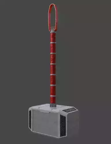 Thor hammer mjolnir 3d model