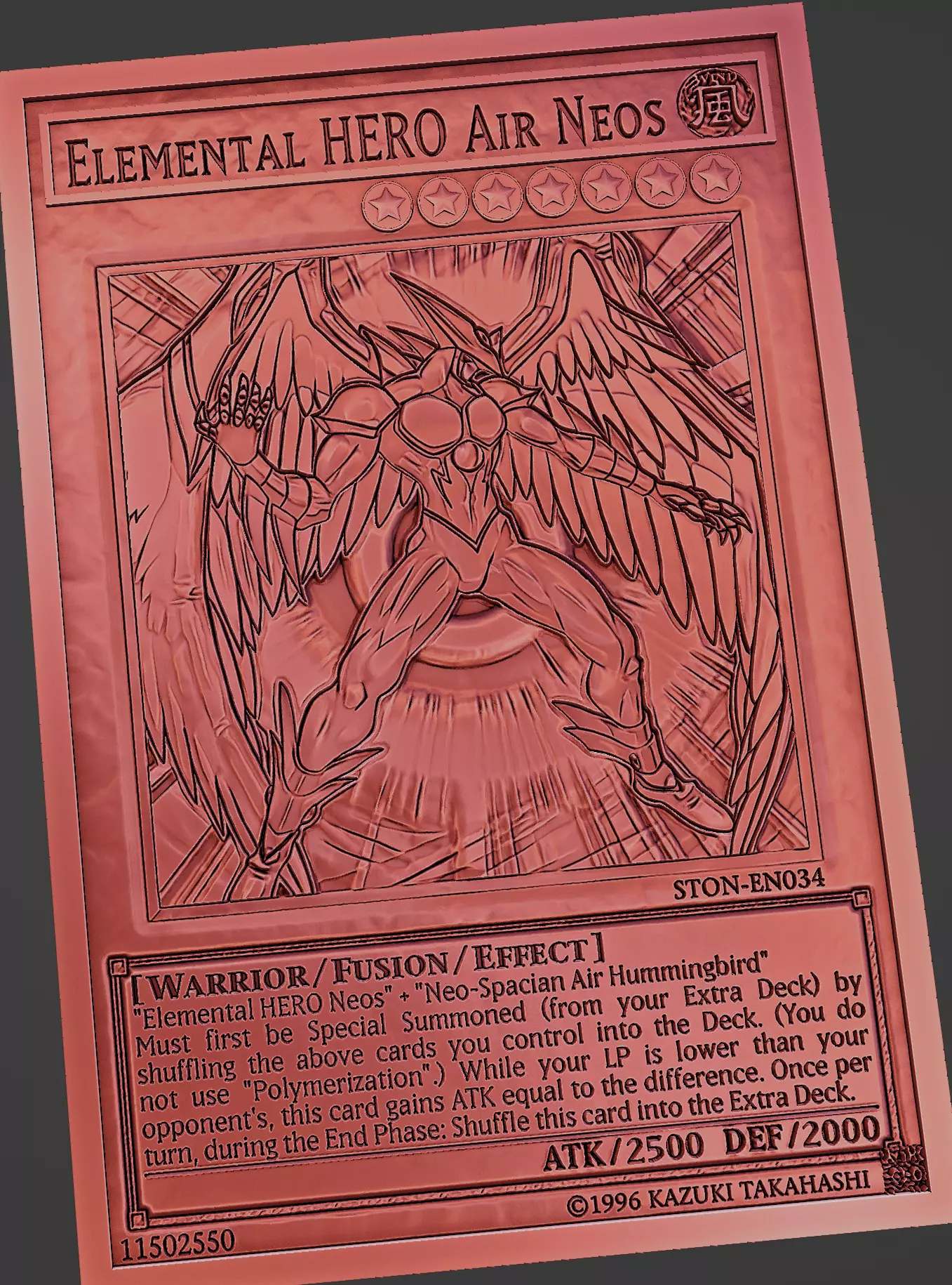 Elemental HERO Air Neos - yugioh Free 3D print model