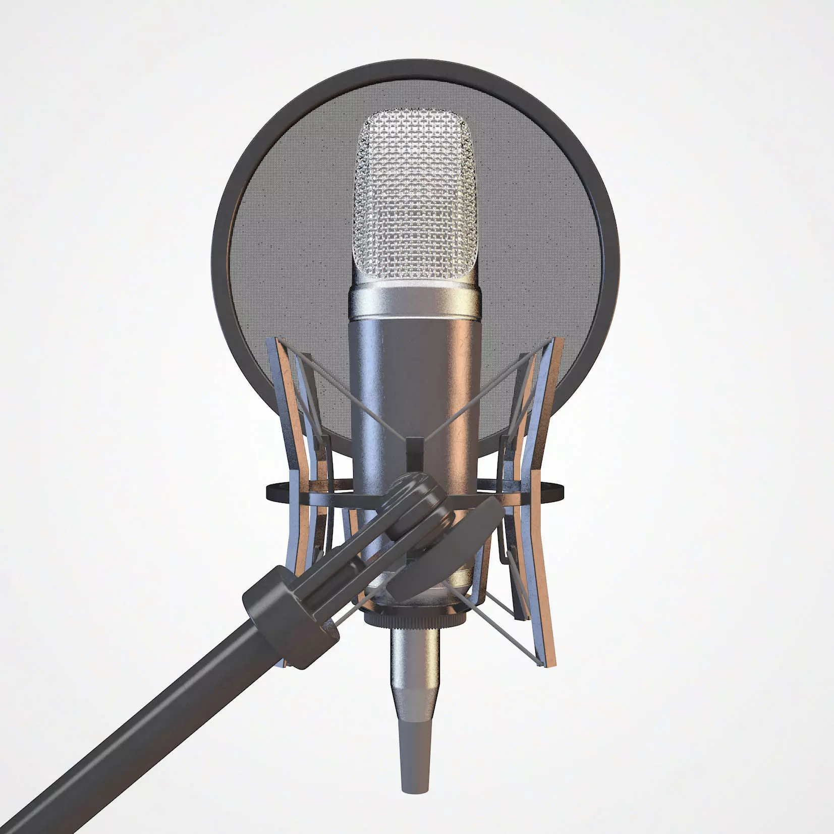 Condenser Microphone 3D model_0