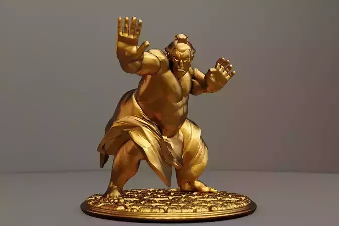 SUMO WRESTLING FIGHTER - STREET FIGHTER 3D print model
