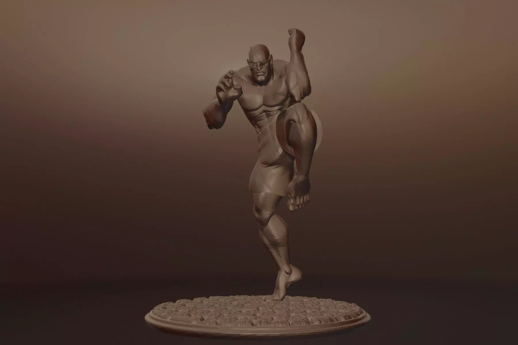 SAGAT - STREET FIGHTER Free 3D print model