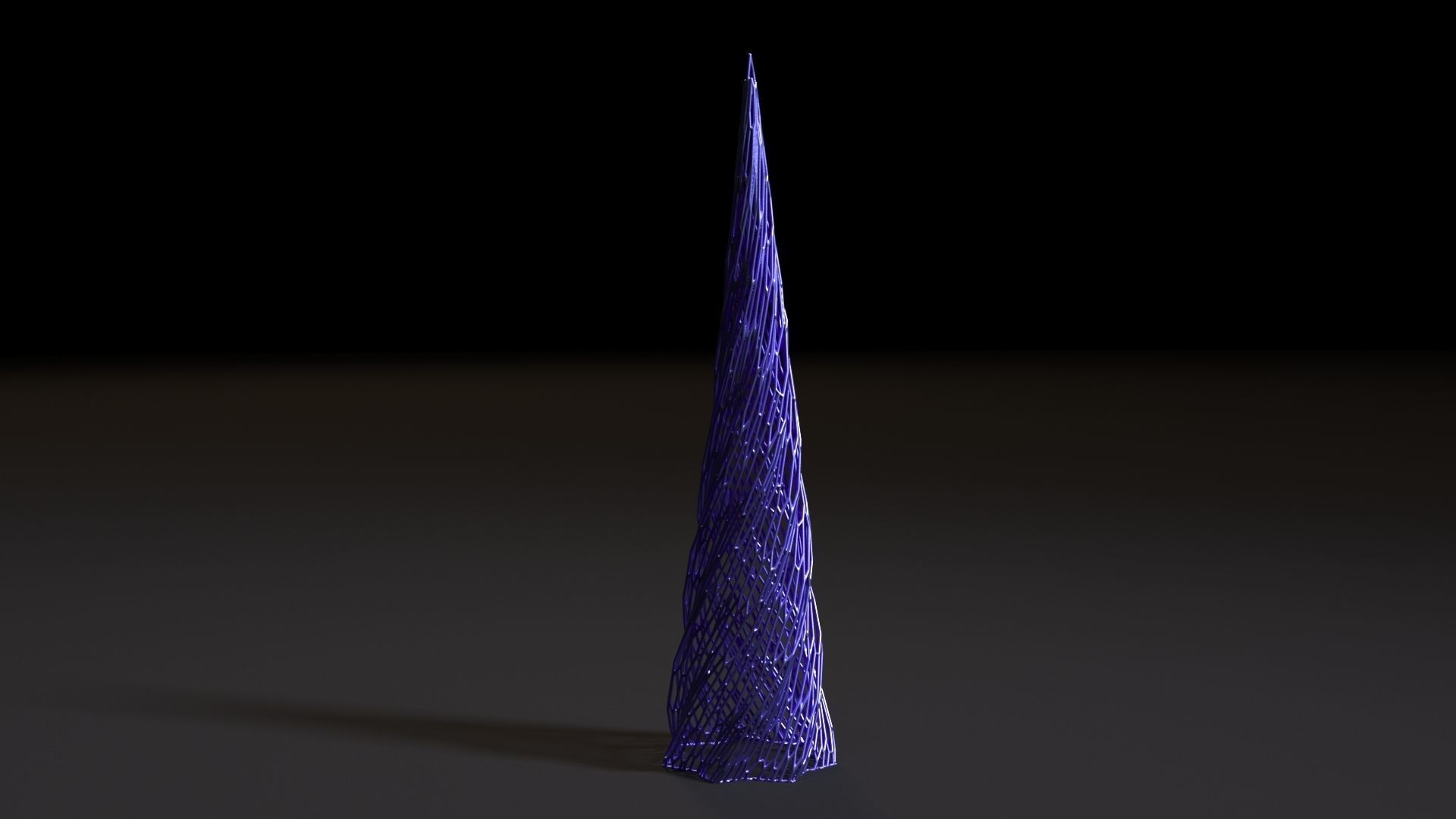 Christmas tree decor icicle 2 3D print model_5