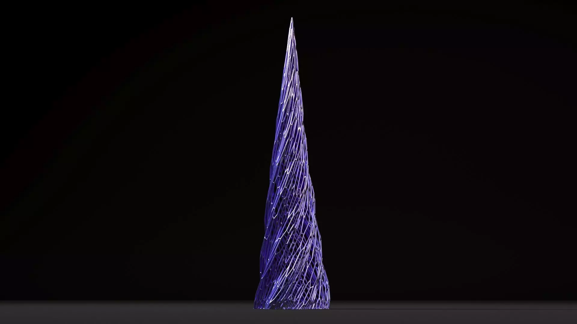 Christmas tree decor icicle 2 3D print model_0