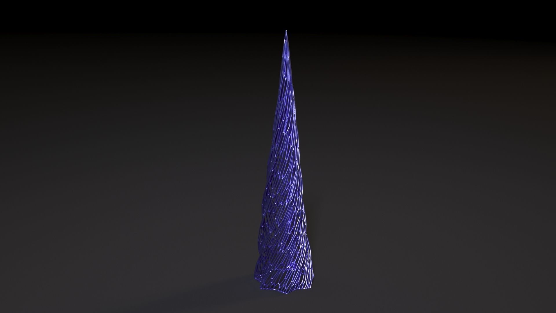 Christmas tree decor icicle 2 3D print model_7
