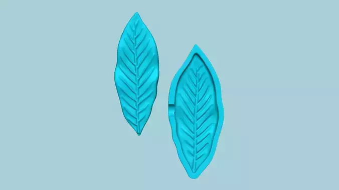 Japanese Evergreen Oak Tree Leaf - Molding EVA Craft 3D print model