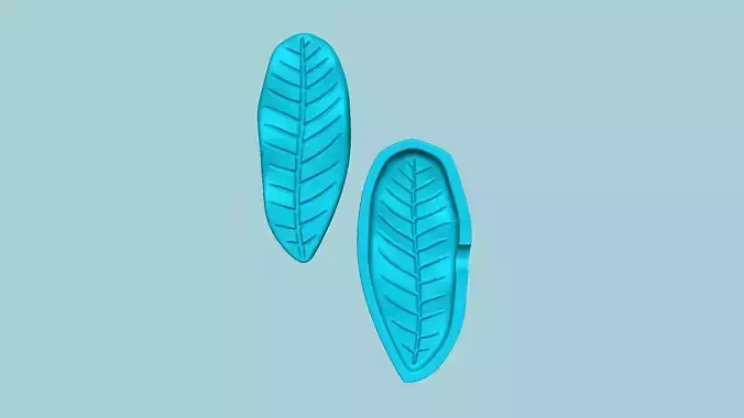 Live Oak Tree Leaf - Molding Artificial EVA Craft 3D print model