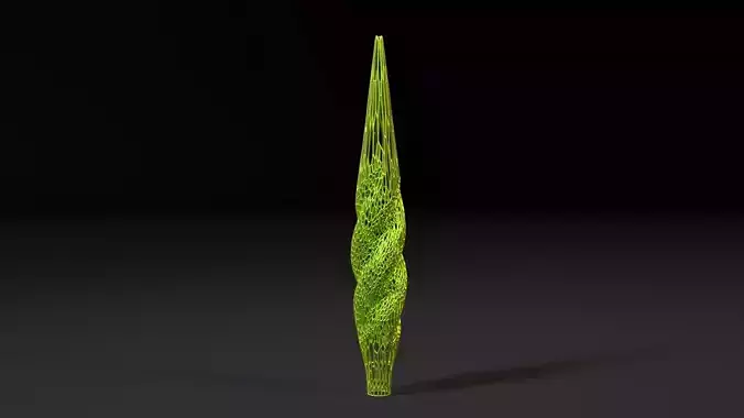 Christmas tree decor icicle 3 3D print model