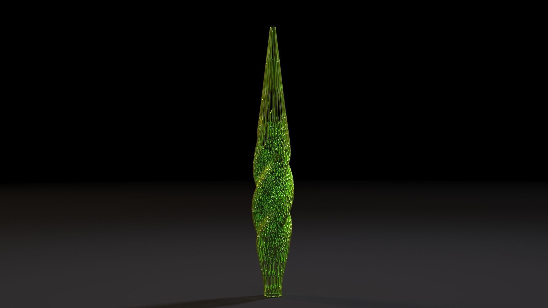 Christmas tree decor icicle 3 3D print model_4
