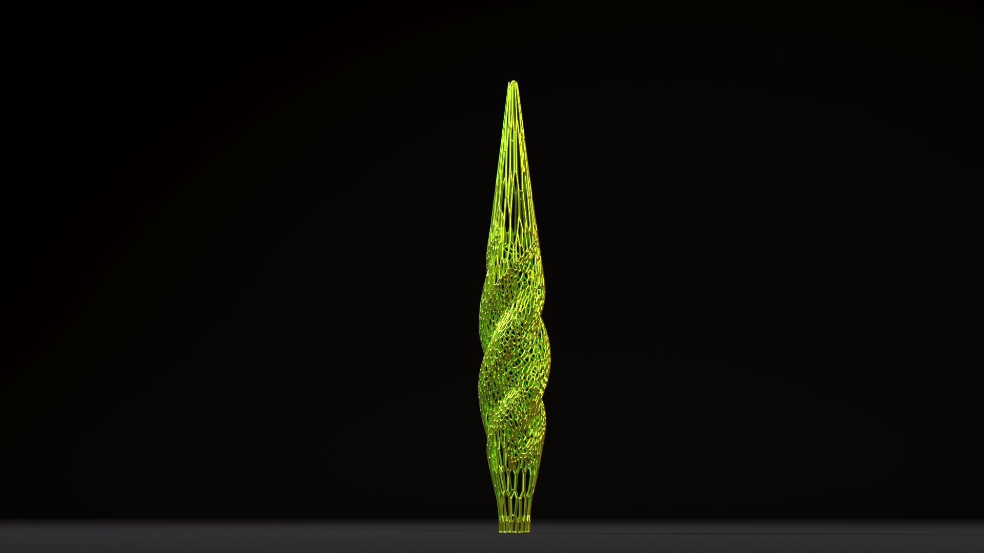 Christmas tree decor icicle 3 3D print model_9