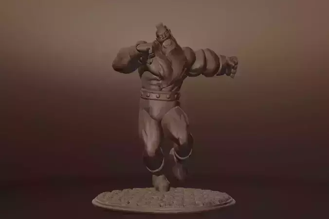 ZANGIEF - STREET FIGHTER 3D print model