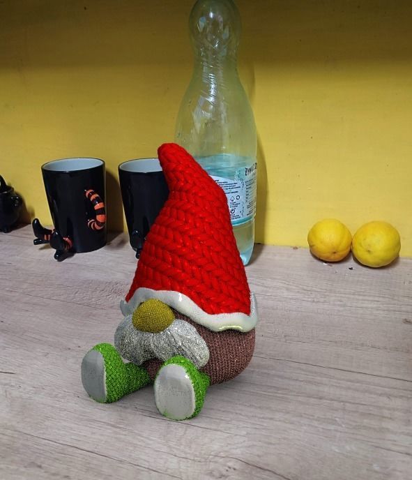 CHRISTMAS CROCHET KNITTED GNOME 3D print model_1
