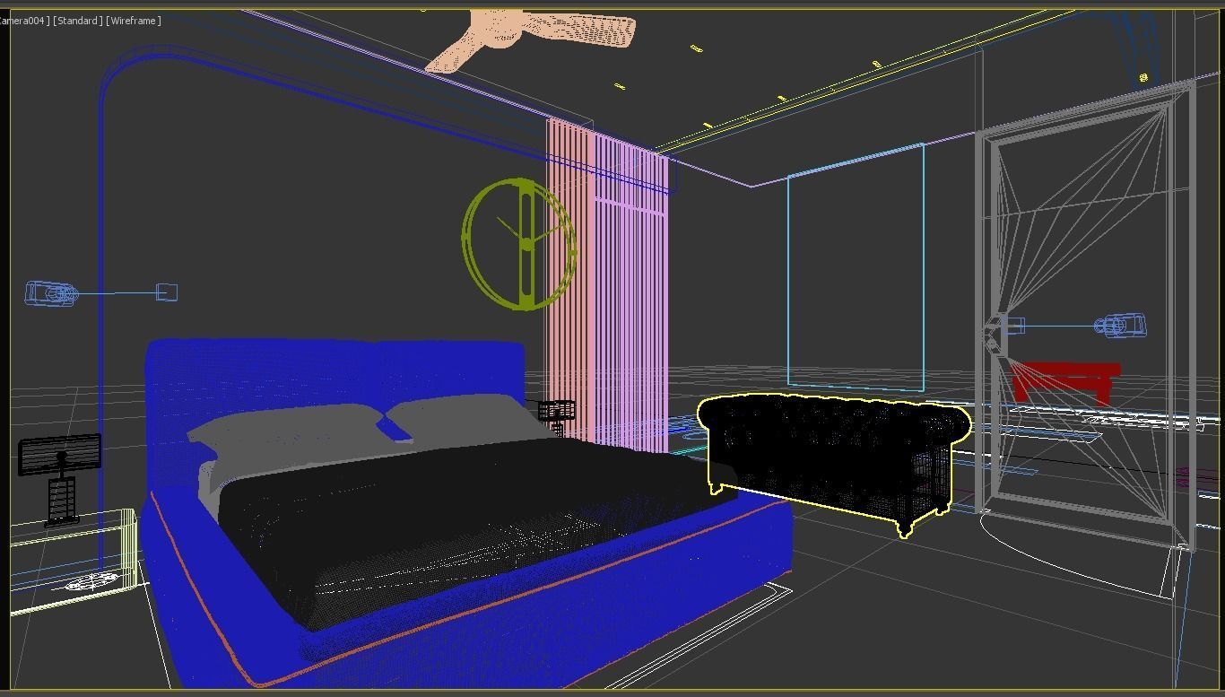 Master Bedroom 3D model_4