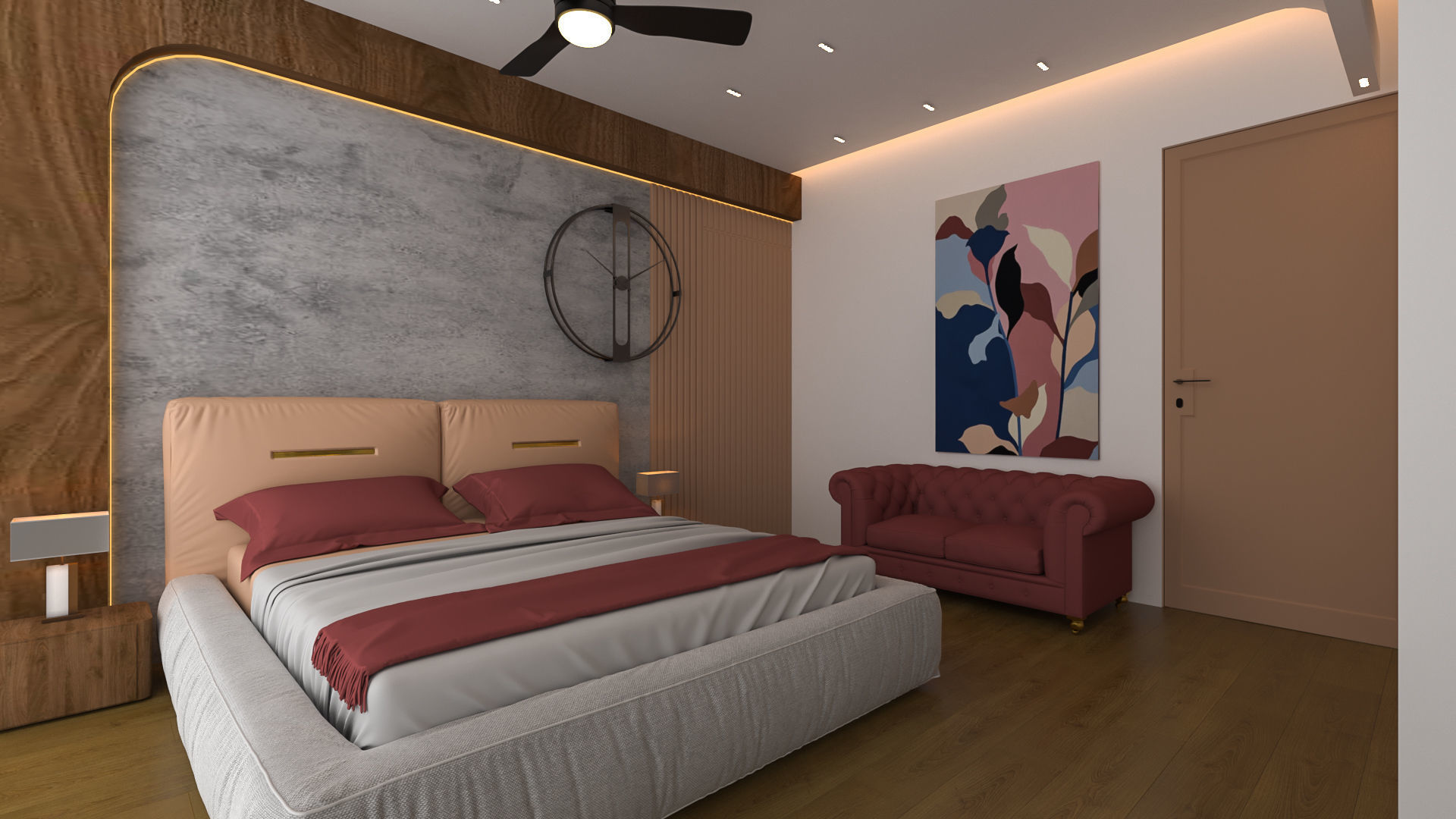 Master Bedroom 3D model_3