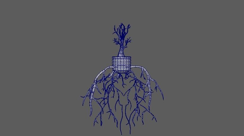 Bulb lamp Low-poly 3D model_3