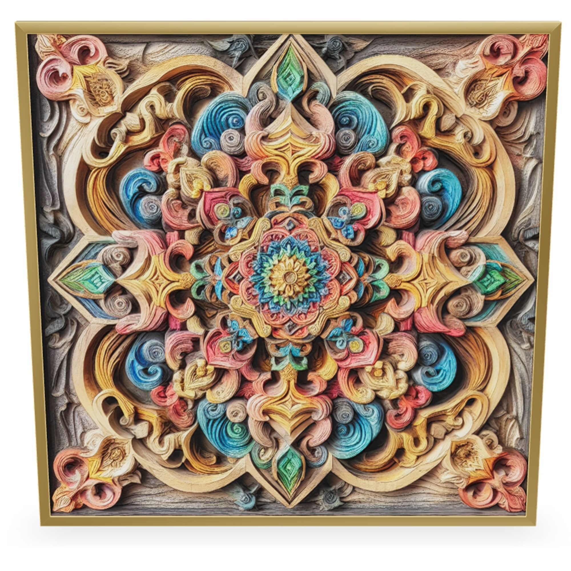 Wall Decoration item 14 Low-poly 3D model_7