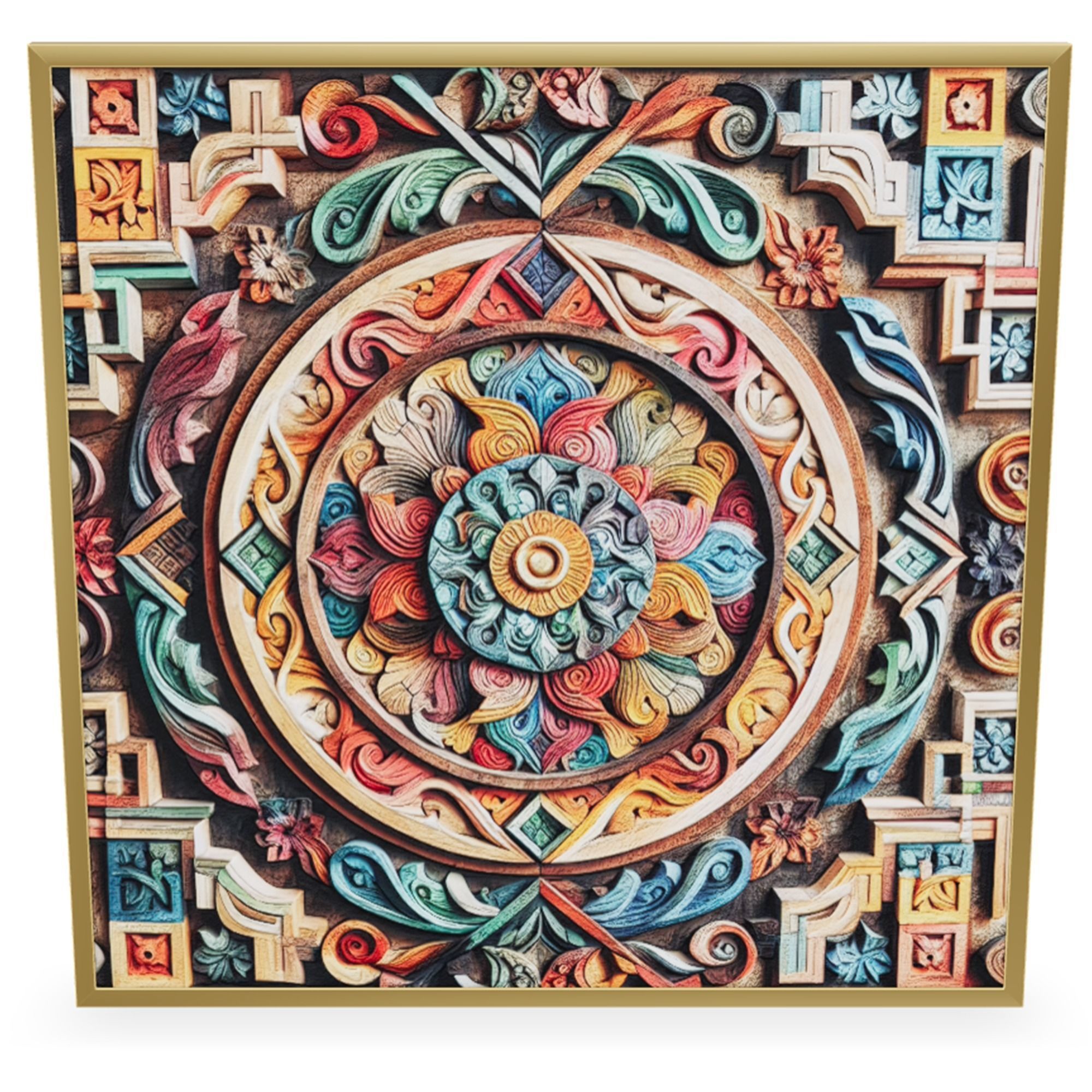 Wall Decoration item 14 Low-poly 3D model_9