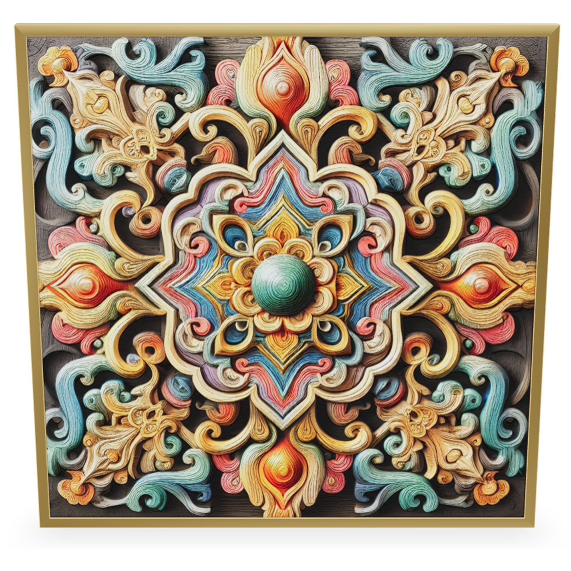 Wall Decoration item 14 Low-poly 3D model_2