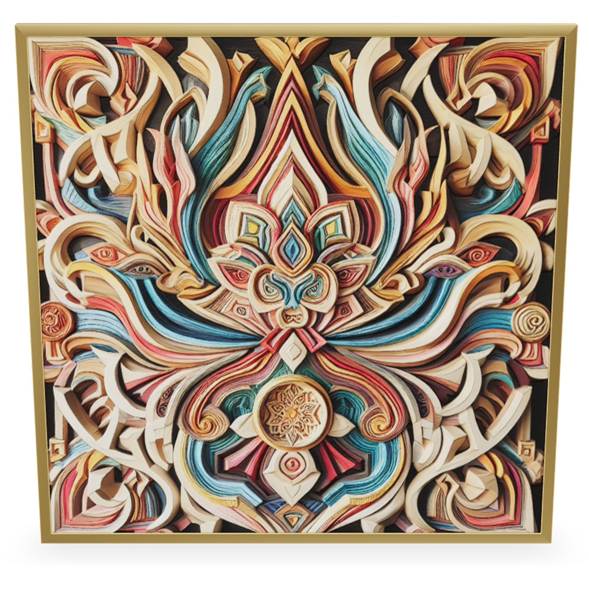 Wall Decoration item 14 Low-poly 3D model_8