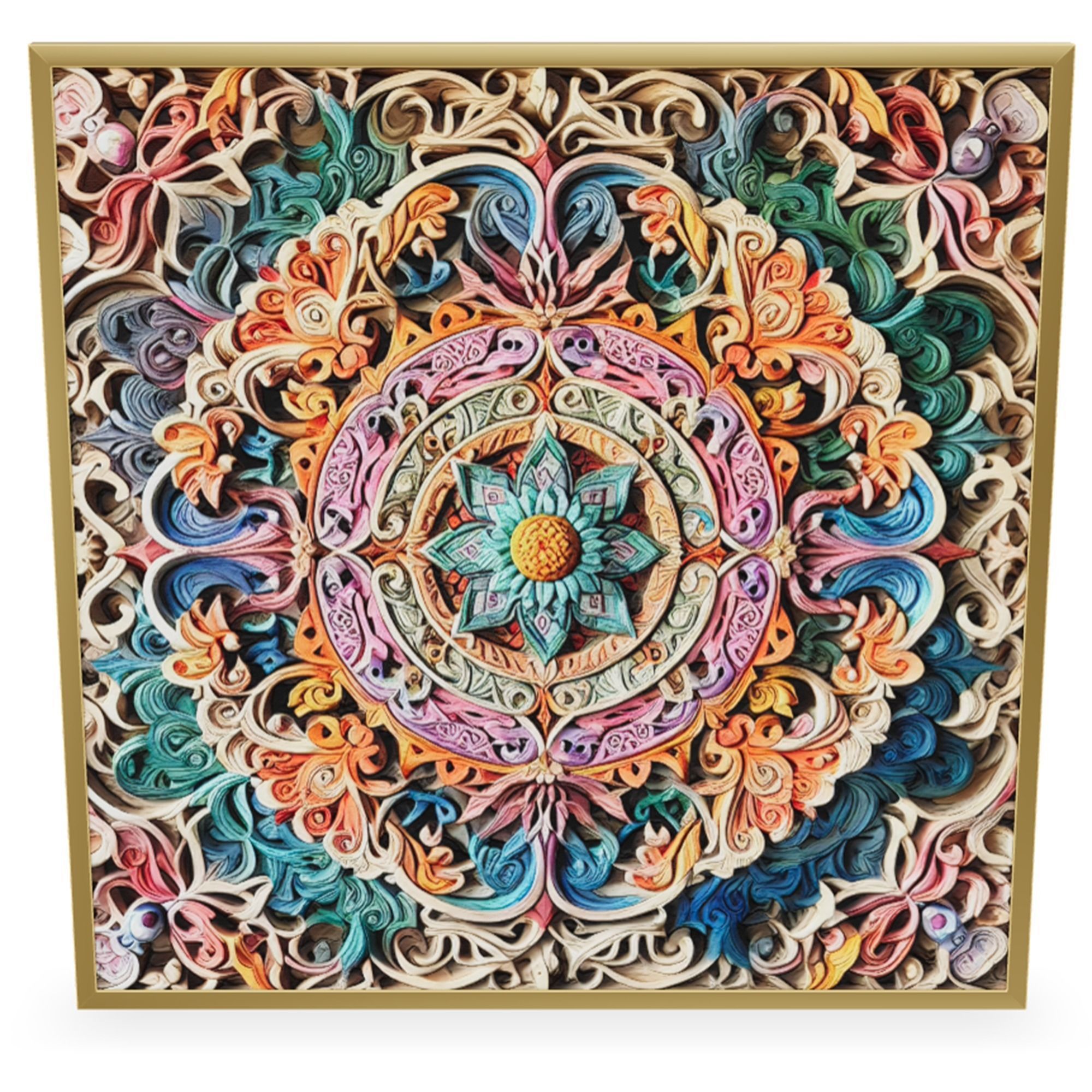 Wall Decoration item 14 Low-poly 3D model_3