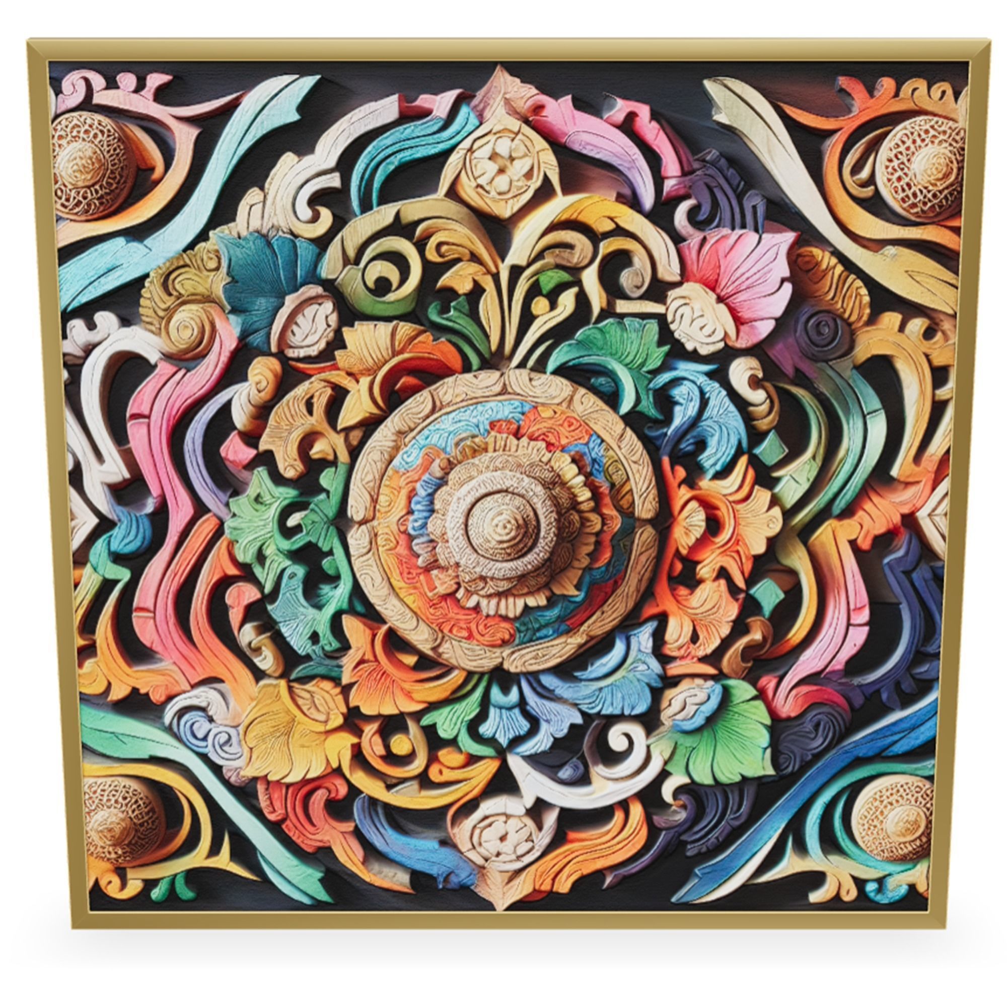 Wall Decoration item 14 Low-poly 3D model_4