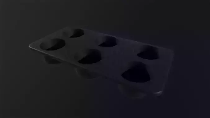 Muffin Pan 3D Model
