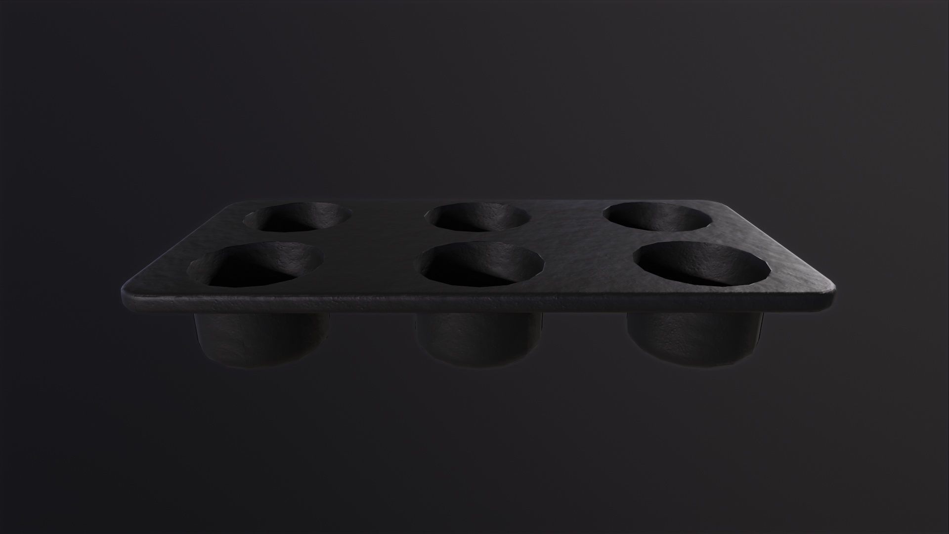 Muffin Pan 3D Model Low-poly 3D model_5