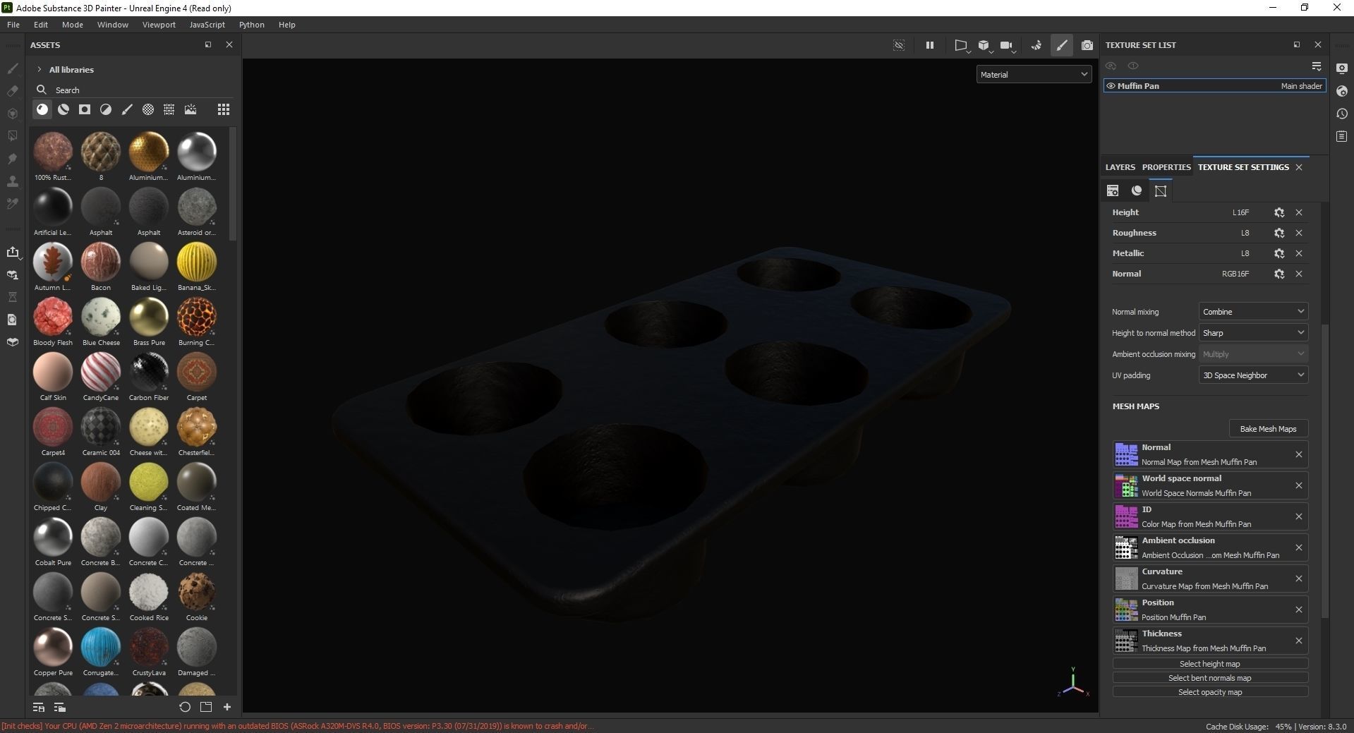 Muffin Pan 3D Model Low-poly 3D model_7