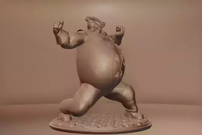 RUFUS - STREET FIGHTER 3D print model