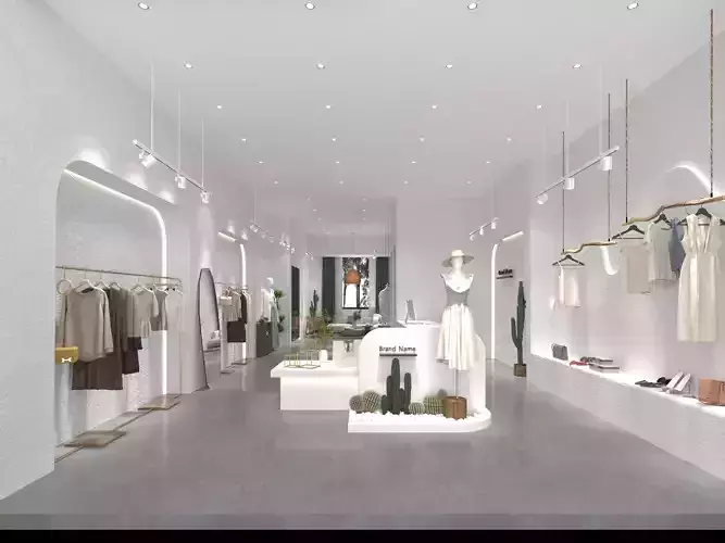 Bohemian Style Shopping Store Scene