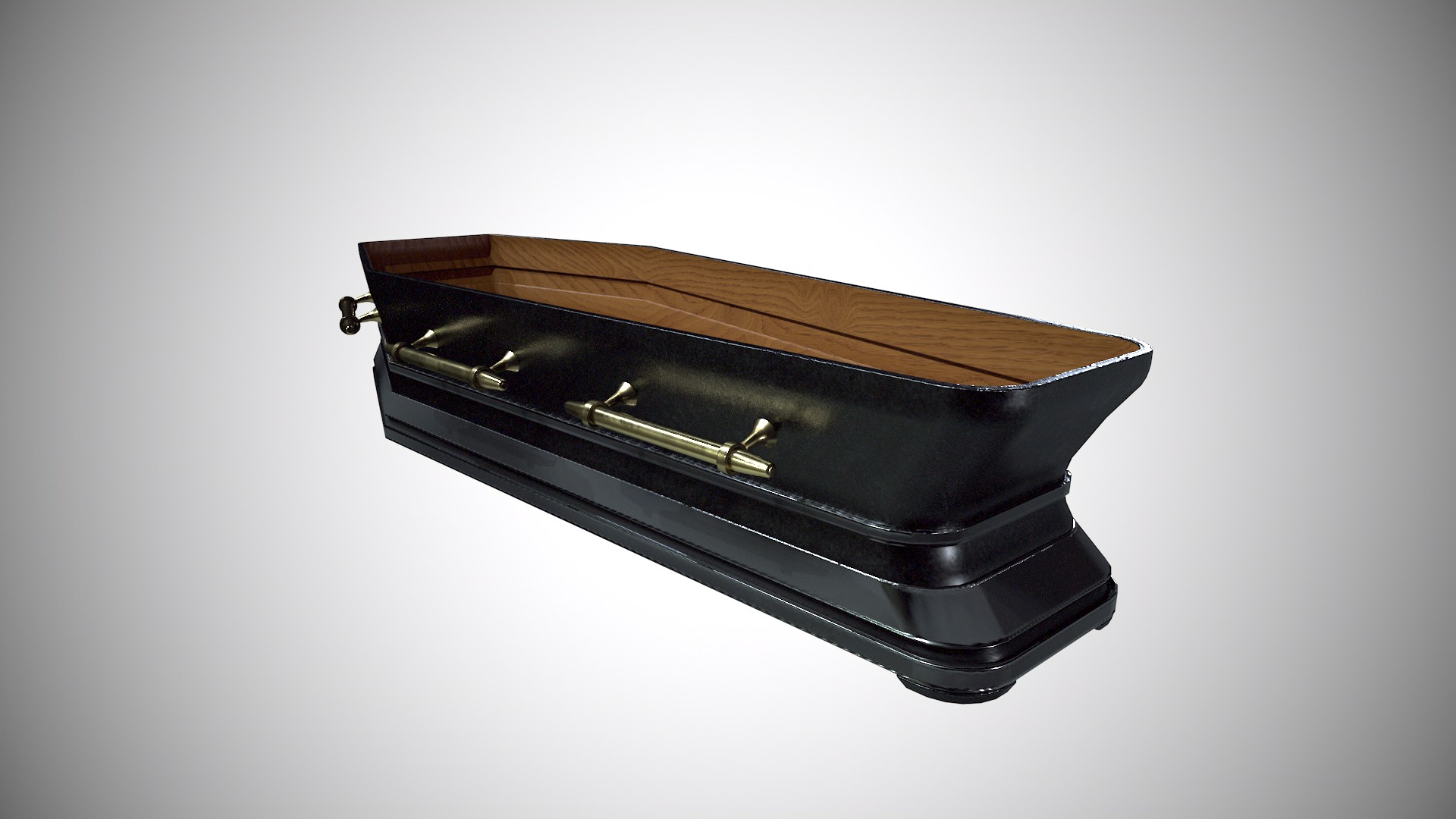 Casket Model Low Poly and Game-Ready Low-poly 3D model_4
