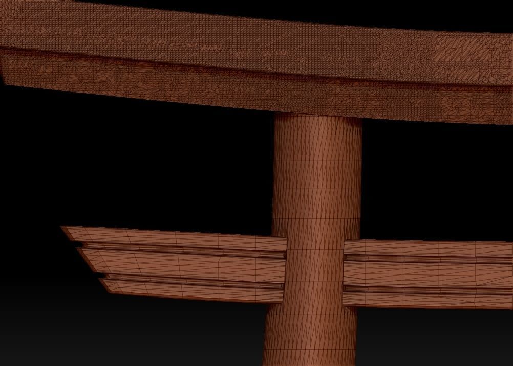 Torii Gate - Japanese Shinto Shrine 3D print model_12