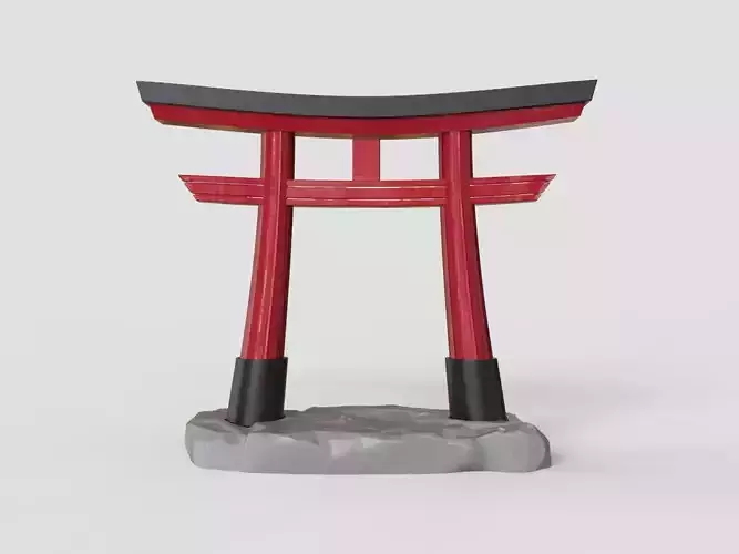 Torii Gate - Japanese Shinto Shrine 3D print model