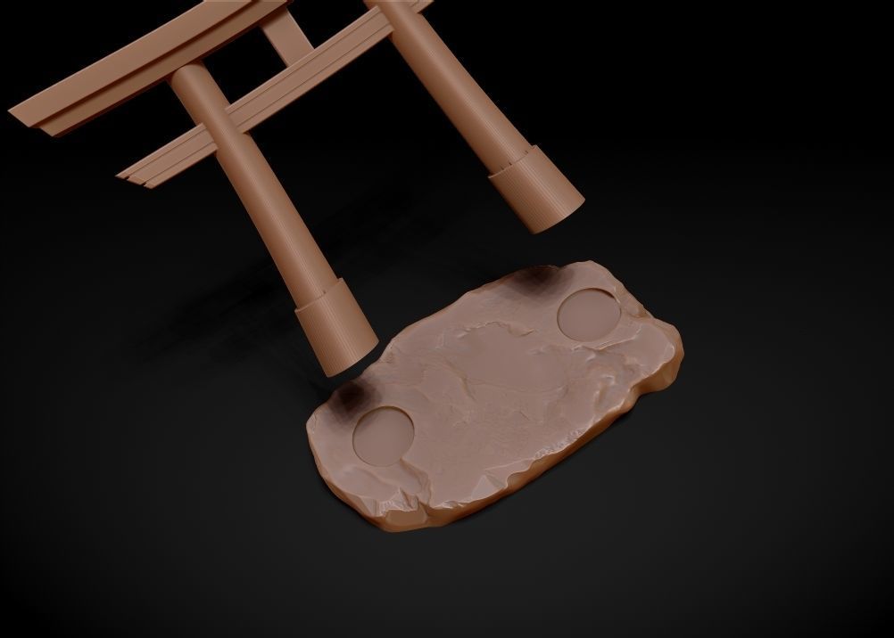 Torii Gate - Japanese Shinto Shrine 3D print model_7