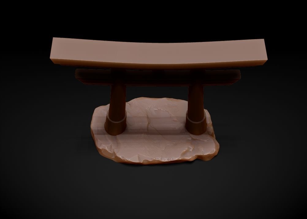 Torii Gate - Japanese Shinto Shrine 3D print model_11