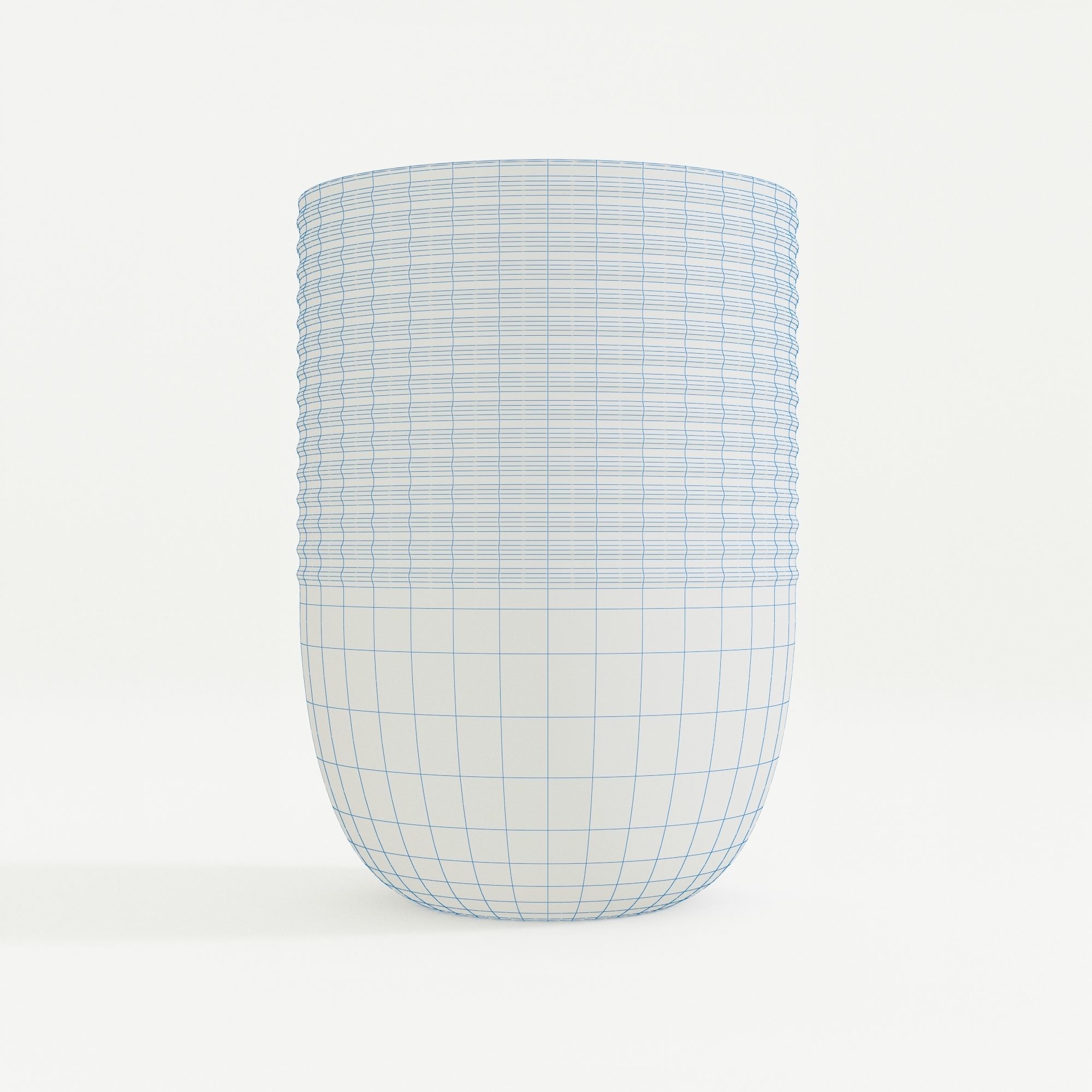 Elegant Ceramic Vase 3D model_4