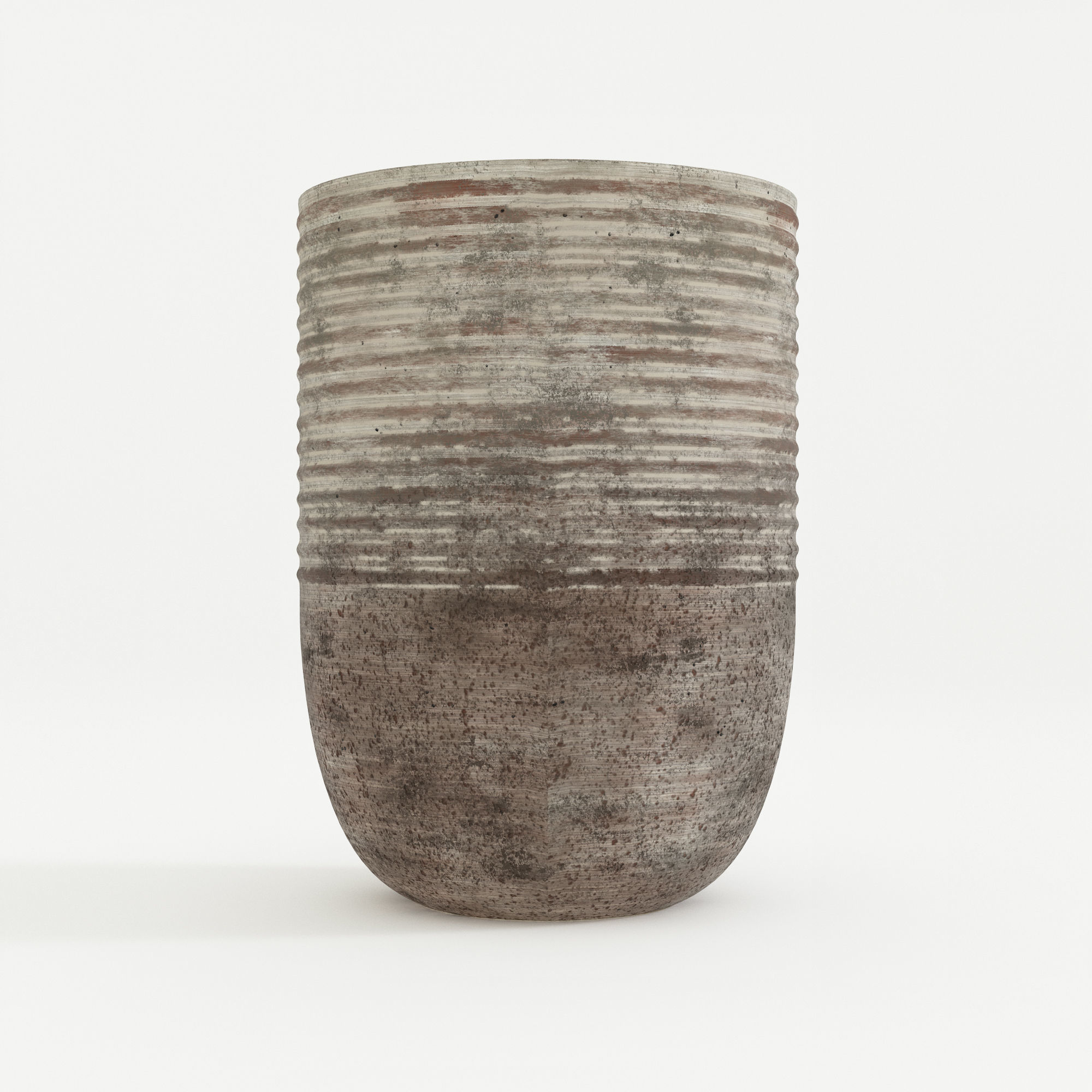 Elegant Ceramic Vase 3D model_2