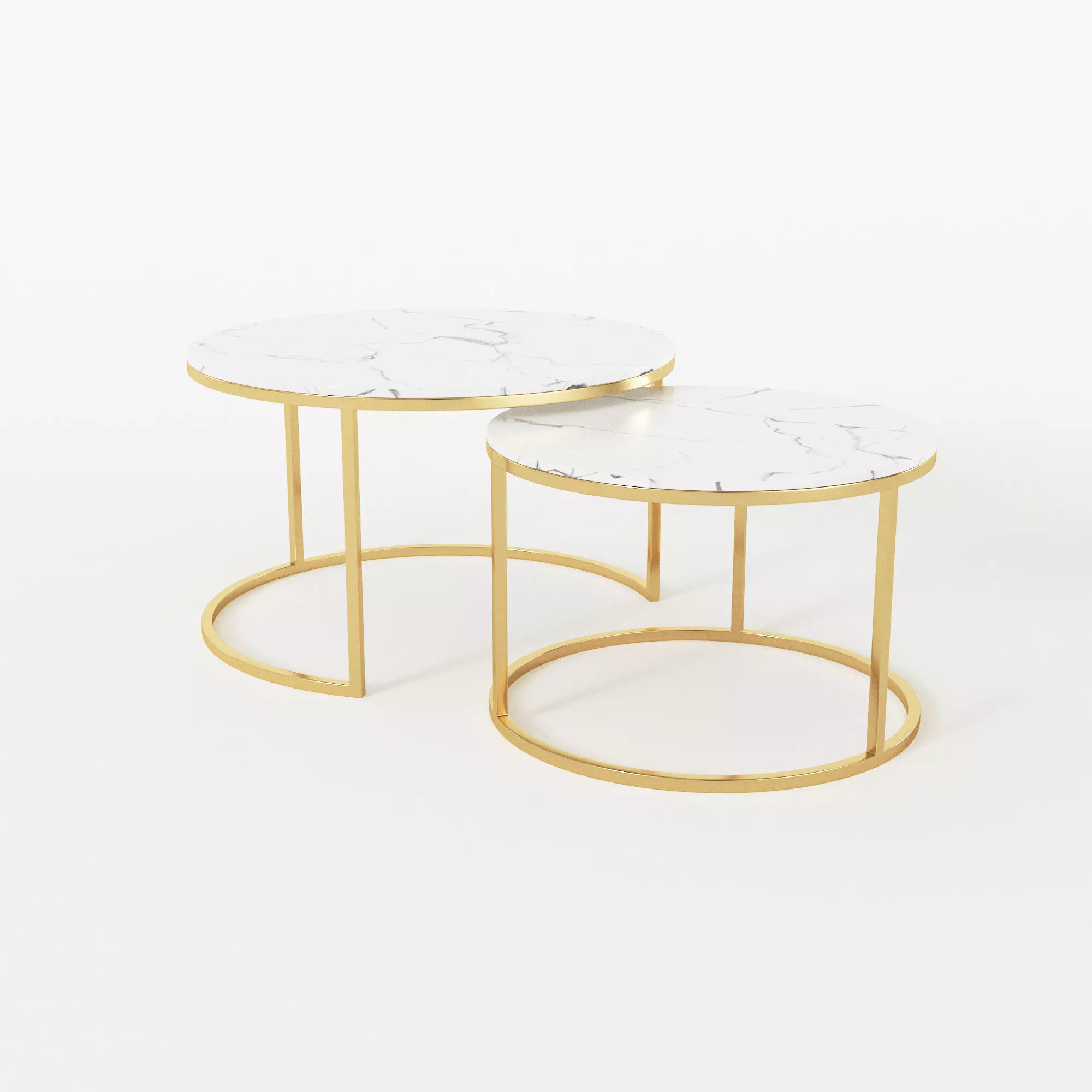 Luxury Coffee Table 3D model_0