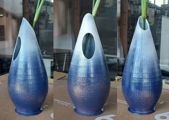 stylized vase 3D print model