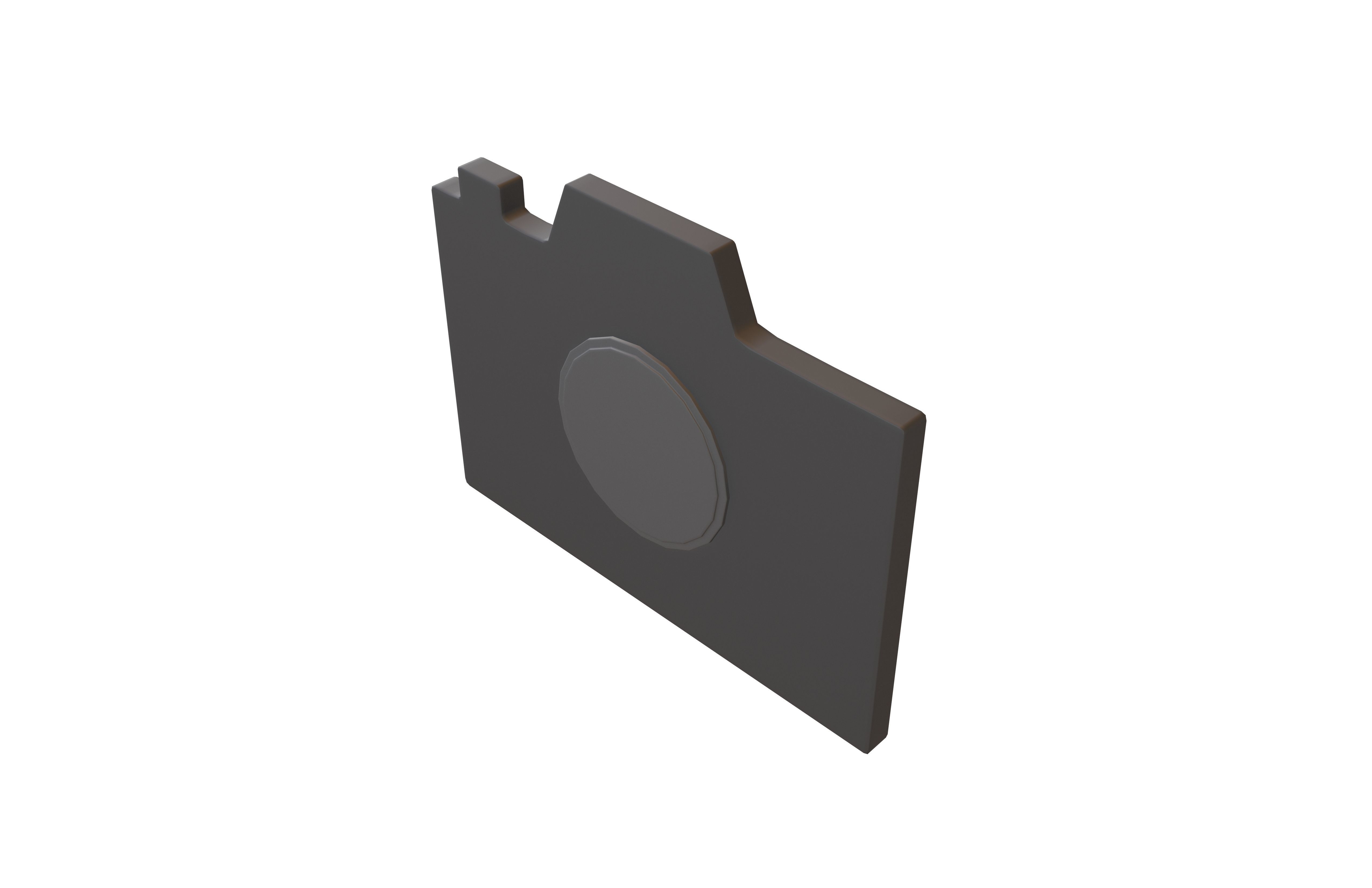 Camera Symbol V1 002 Low-poly 3D model_2
