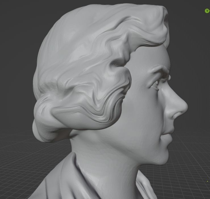 Doris Day 3D print model_4