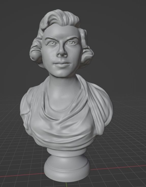 Doris Day 3D print model_1