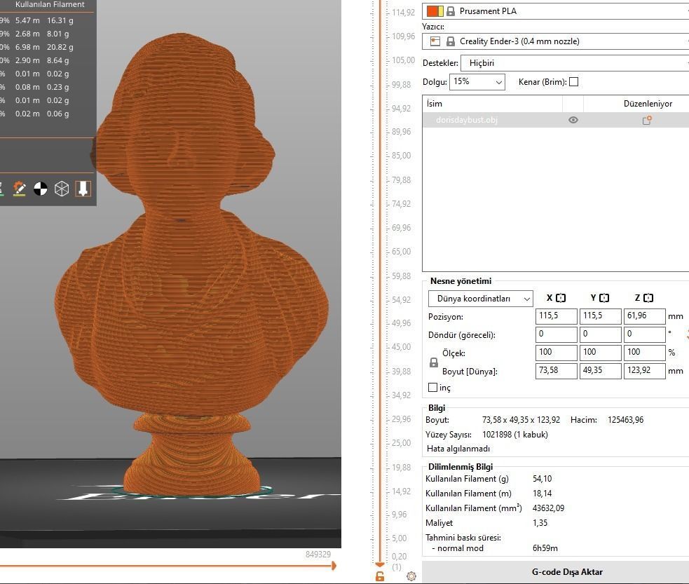 Doris Day 3D print model_16